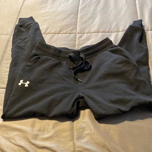 Black Under Armour joggers